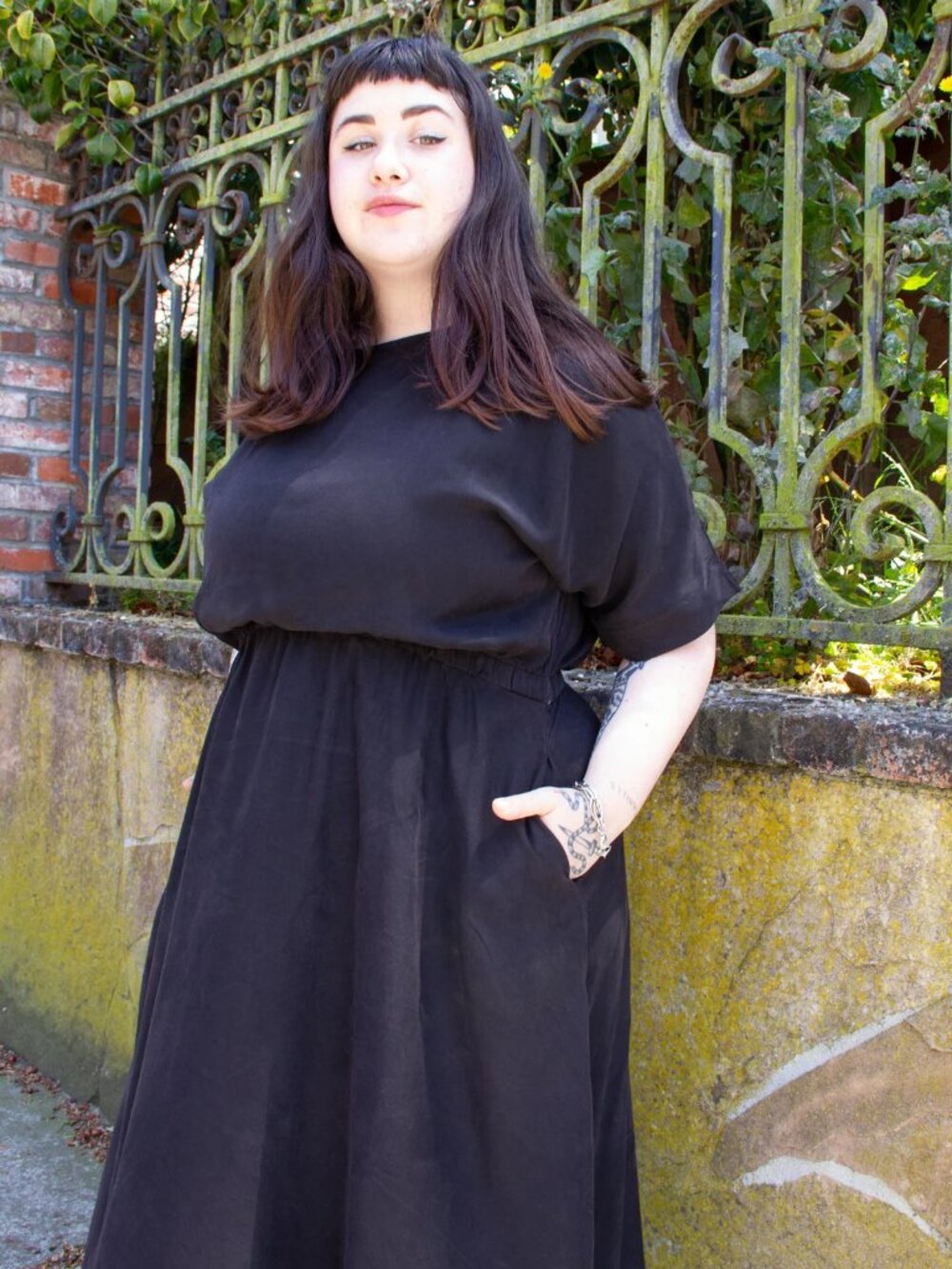 Curator SF Etta Dress, 2XL, Black